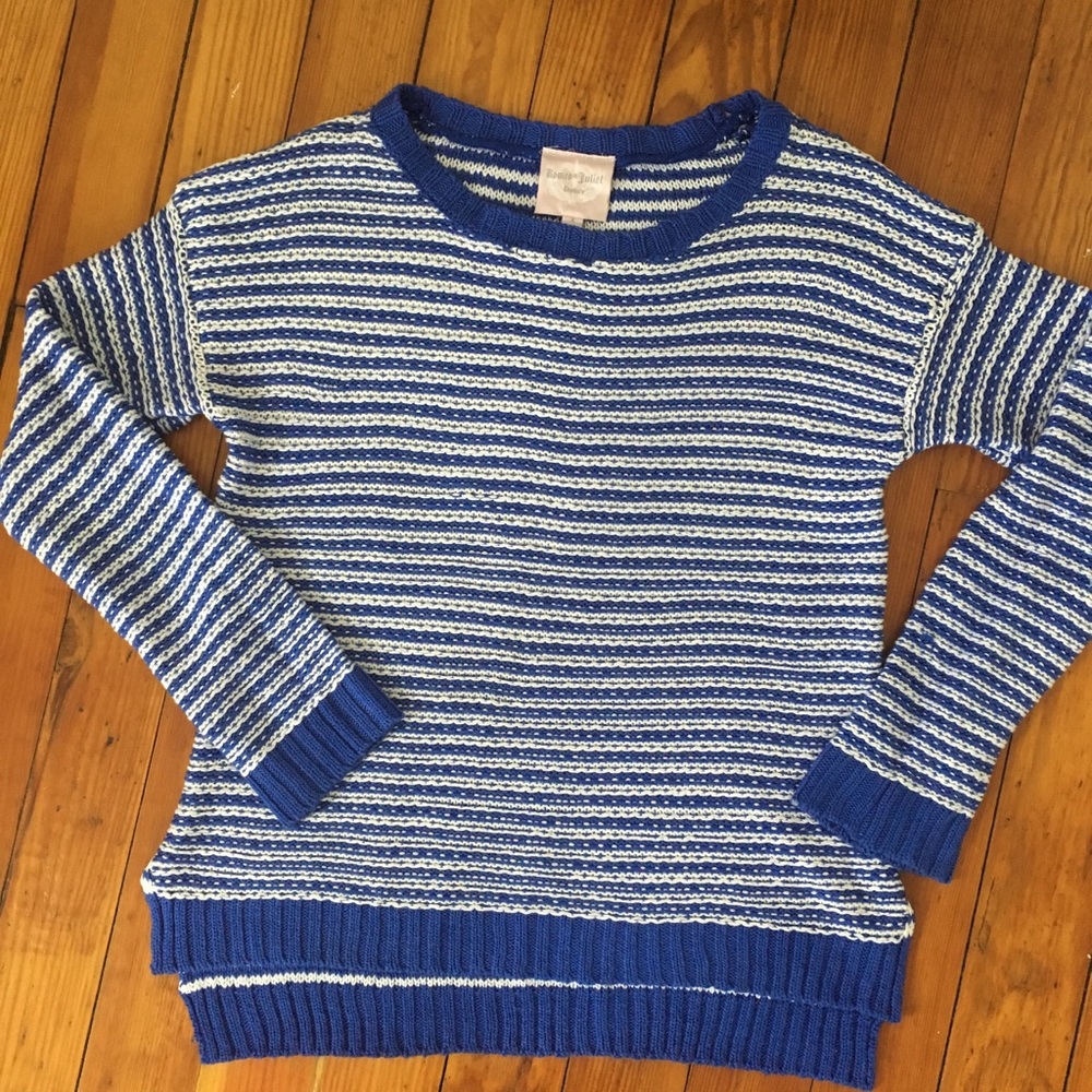 ROMEO & JULIET COUTURE striped knit sweater